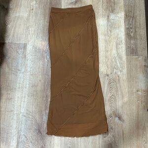 SHEIN Chocolate Brown Skirt